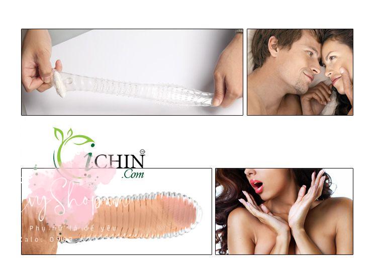 Bao cao su có gai Vibrating Crystal