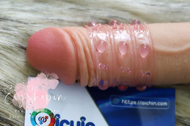 Bao tăng kích thước có gai bi silicone mềm mại