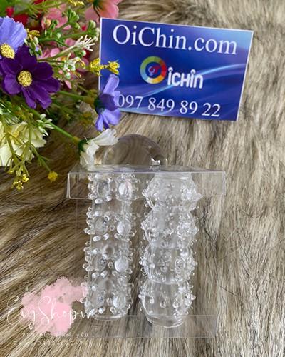 Bộ 2 bao hở đầu gai bi tăng kích thước kéo dài thời gian quan hệ