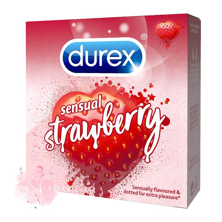 Durex hương Chocolate ngọt ngào - hương Dâu êm dịu