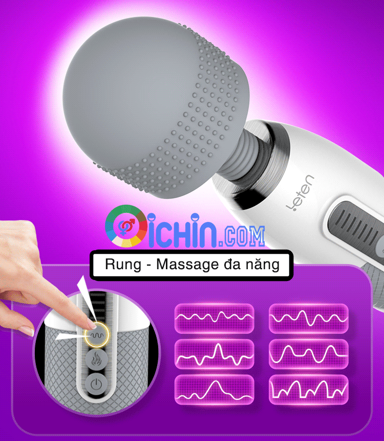 Máy rung massage Âm Đạo đa năng Leten JAV-Series