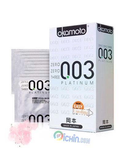 Okamoto Unrolling 0,03mm Hộp 10 cái