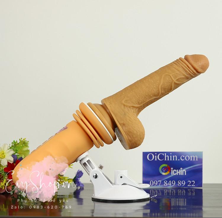 6-3 Sextoy của Yunman bao gồm một dương vật giả silicone và đế thụt tách rời