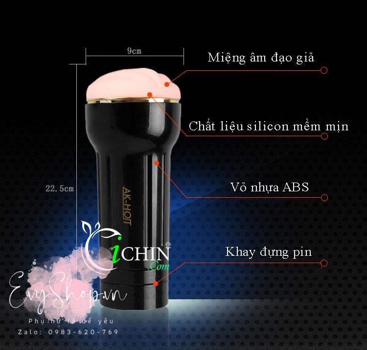 Âm đạo giả có rung AK HOT Âm đạo giả có rung AK HOT