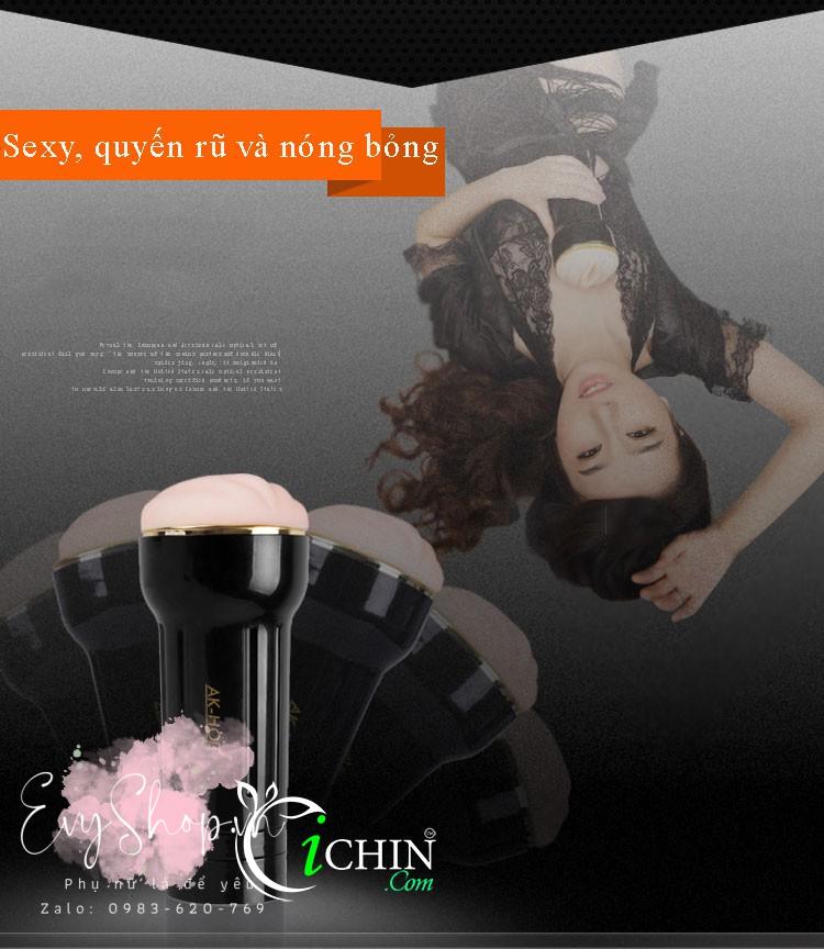 Âm đạo giả có rung AK HOT Âm đạo giả có rung AK HOT
