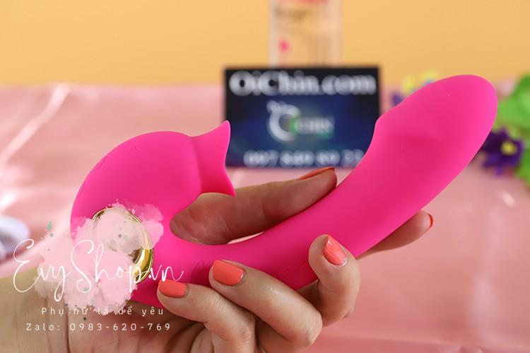 Máy massage Aphojoy MaiG Utimi 2 đầu rung liếm kích thích điểm G