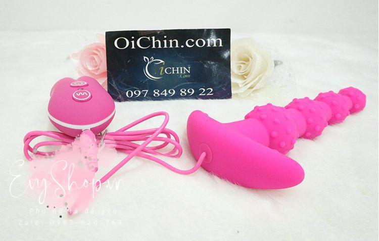 Chiếc đồ chơi hậu môn Anal Beads rung mạnh 10 chế độ độc lạ có 3 màu