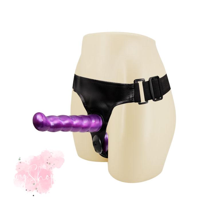 Dương vật giả có dây đeo Lybaile Ultra 2 đầu sillicone mềm mịn như thật
