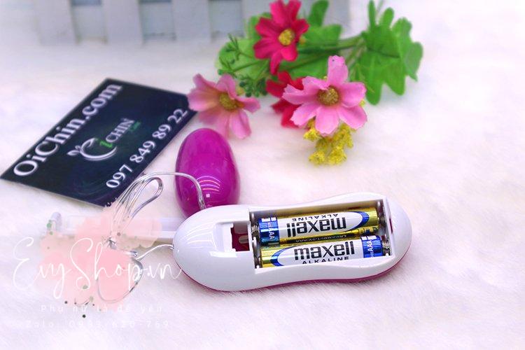 Trứng rung tình yêu giá rẻ G Spot tiết kiệm và an toàn với 2 pin AA