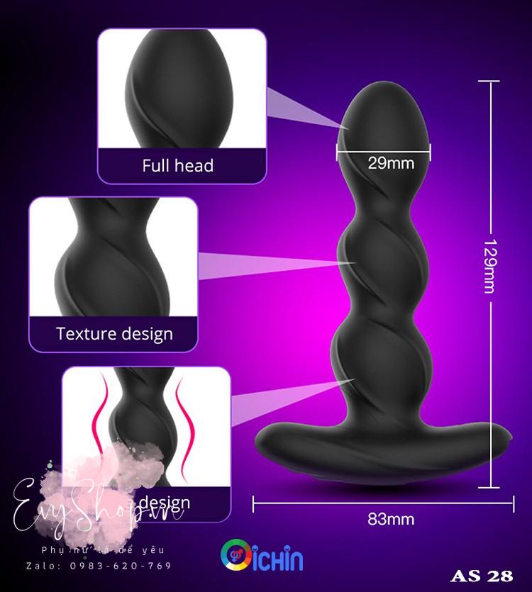 dụng cụ hậu môn leten storm thiết kế lượn sóng, có mô silicon gồ ghề kích thích cực sướng dụng cụ hậu môn leten storm thiết kế lượn sóng, có mô silicon gồ ghề kích thích cực sướng