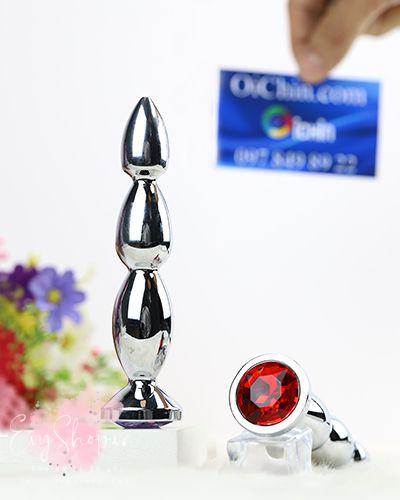 phích cắm hậu môn Inox cao cấp trơn láng