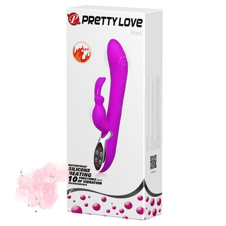 Máy massage âm đạo - Điểm G Pretty love HOT tỏa nhiệt ấm nóng như dương vật thật