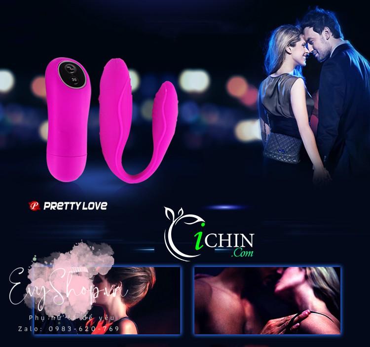 Máy massage PrettyLove Indulgence 2 đầu có rung mạnh 30 chế độ