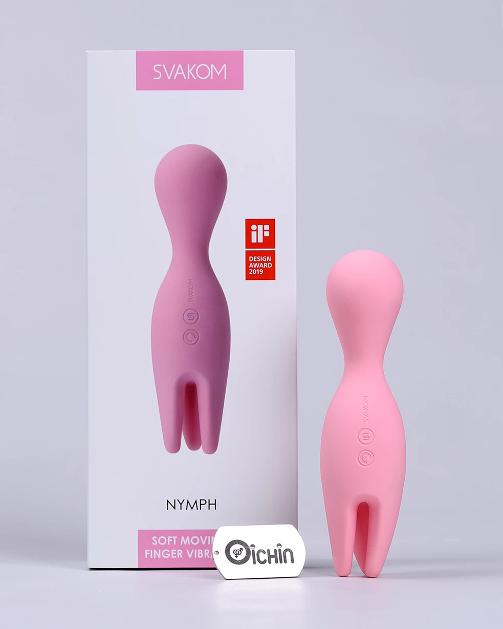 Máy massage Svakom NYMPH rung 2 đầu 25 chế độ đầu ti và âm đạo