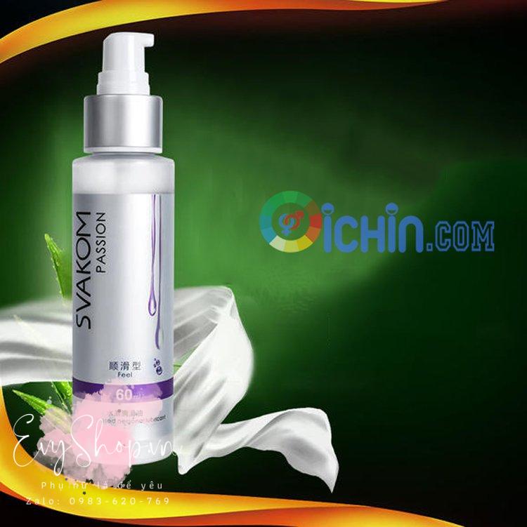 Gel bôi trơn Svakom Passion công dụng dạng gốc nước Gel bôi trơn gốc nước Svakom Passion có thể quan hệ bằng miệng