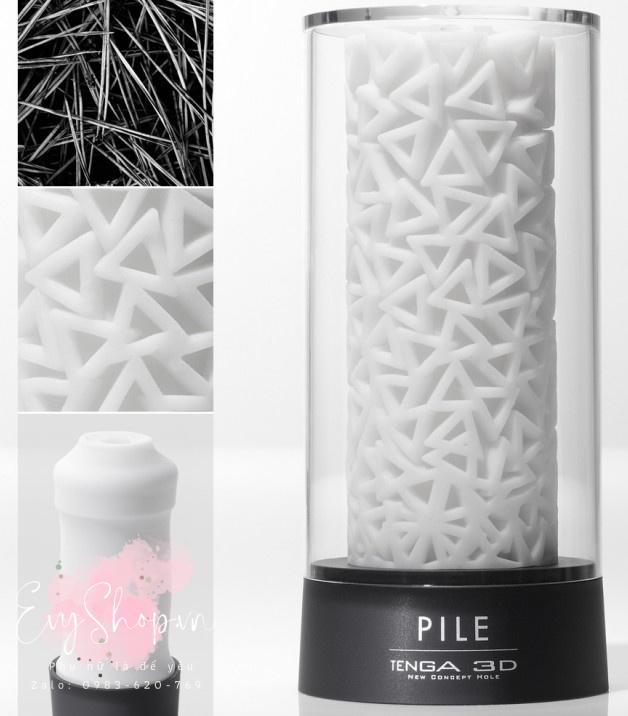 Tenga 3D Pile - Cảm nhận sự khít chặt ở đầu khấc