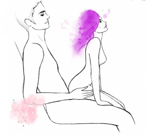 tư thế làm tình trong bếp: nữ cao bồi ngược trên ghế