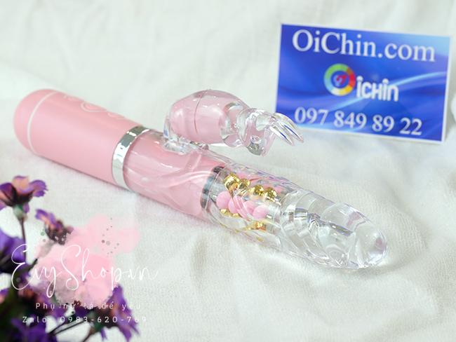 Vòng bi trên thân sẽ xoay tròn và nhấp nhô để massage thành âm hộ Vòng bi trên thân sẽ xoay tròn và nhấp nhô để massage thành âm hộ