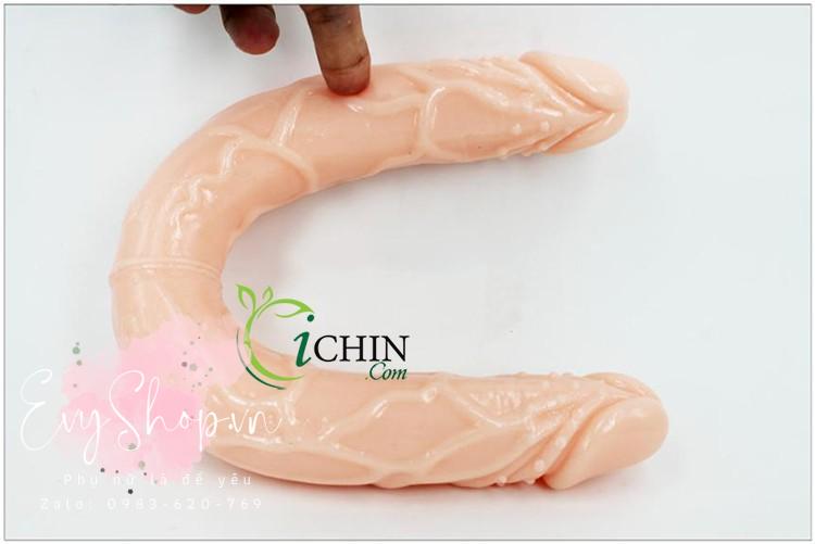 Dương vật giả silicon hai đầu
