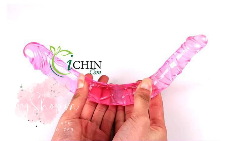 Dương vật giả silicon hai đầu