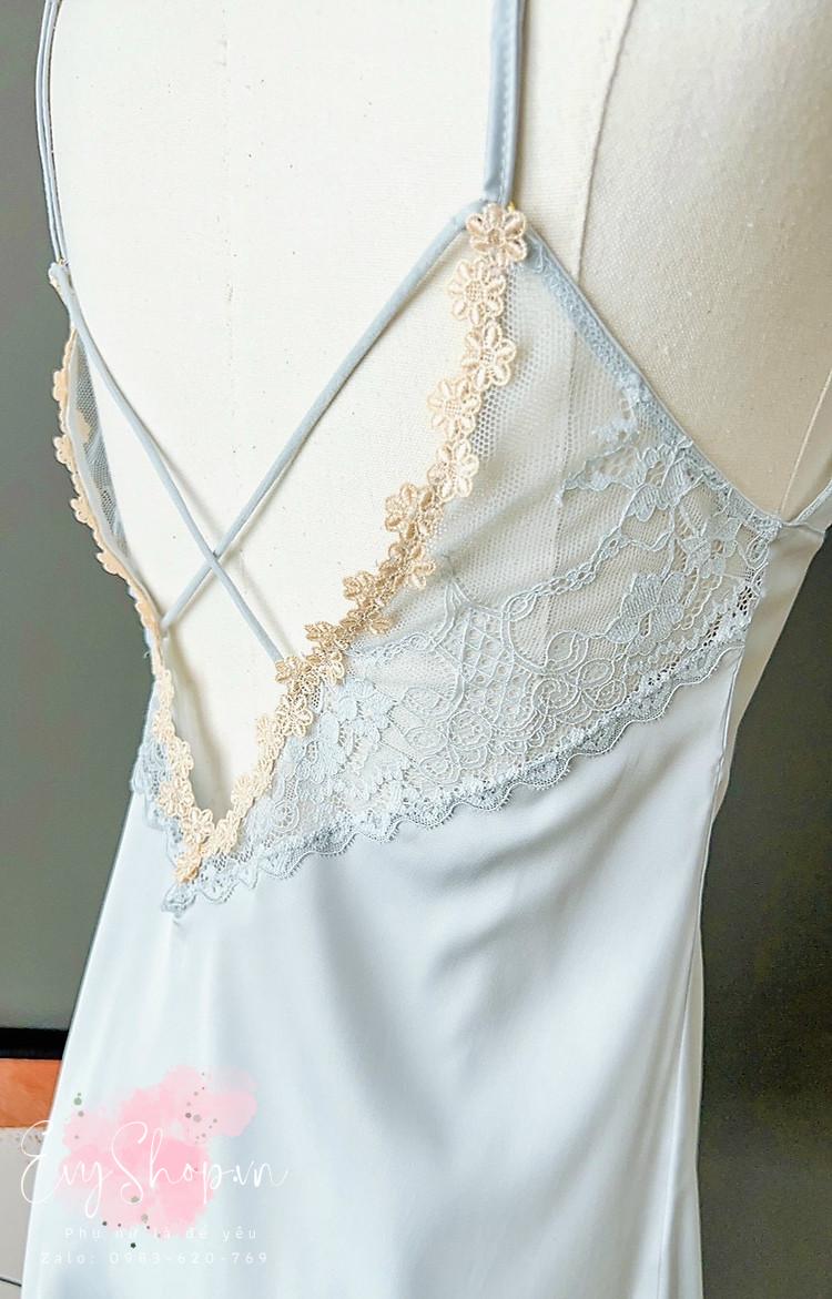 Váy Ngủ Đan Chéo Dây Quyến Rũ