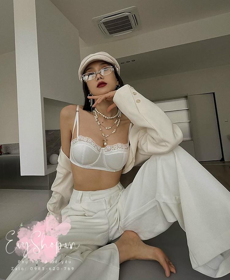 Bộ Bra Nữ Phối Ren Cá Tính