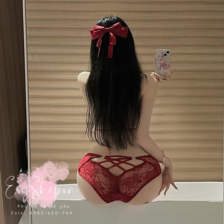 Quần Lót Ren Đan Chéo Dây Quyến Rũ