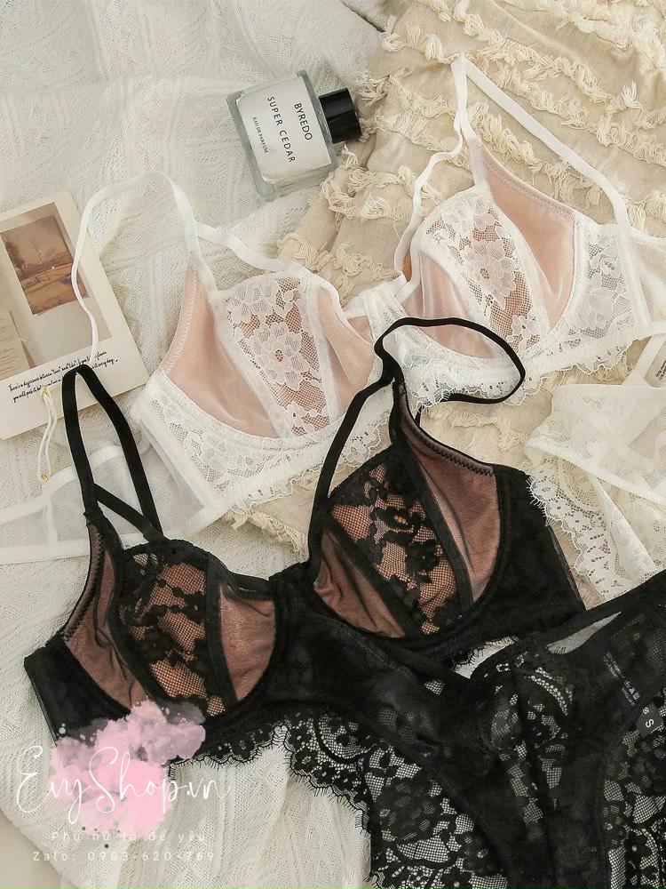 Bộ Bra Nữ Hoa Ren Gợi Cảm