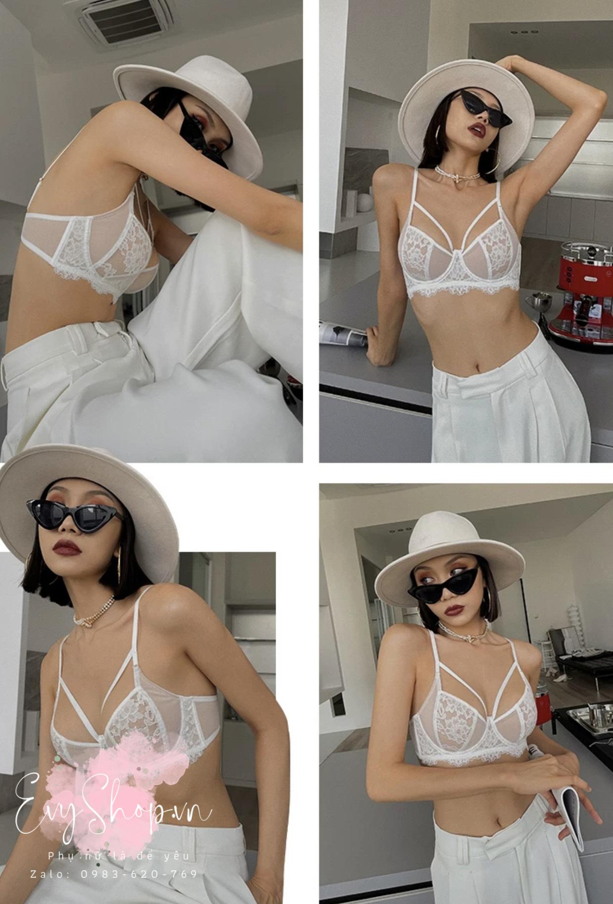 Bộ Bra Nữ Hoa Ren Gợi Cảm
