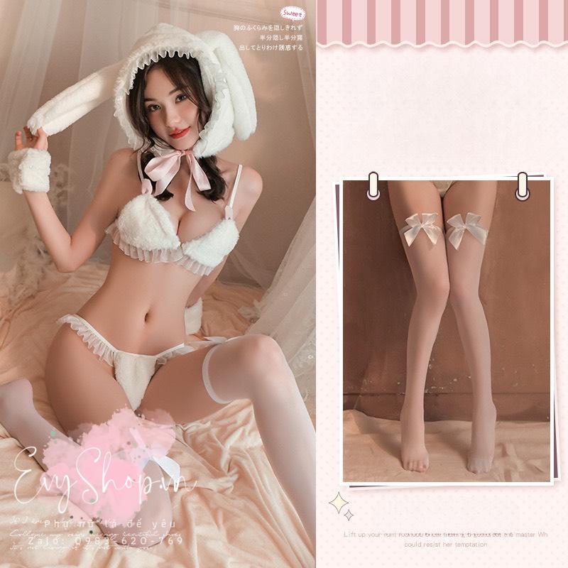 Bộ Đồ Cosplay Bé Thỏ Đáng Yêu
