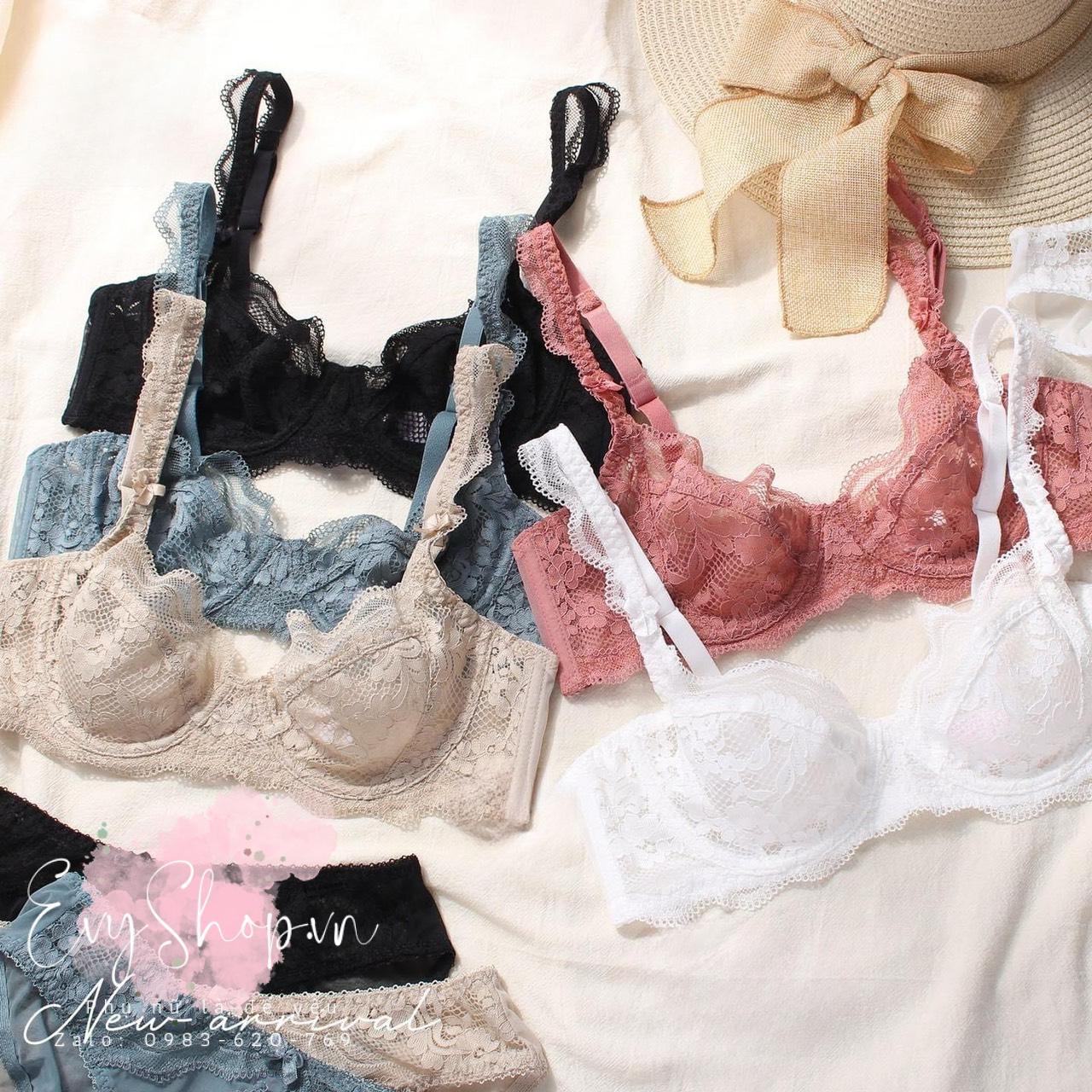 Bộ Đồ Lót Nữ Ren Nữ Tính