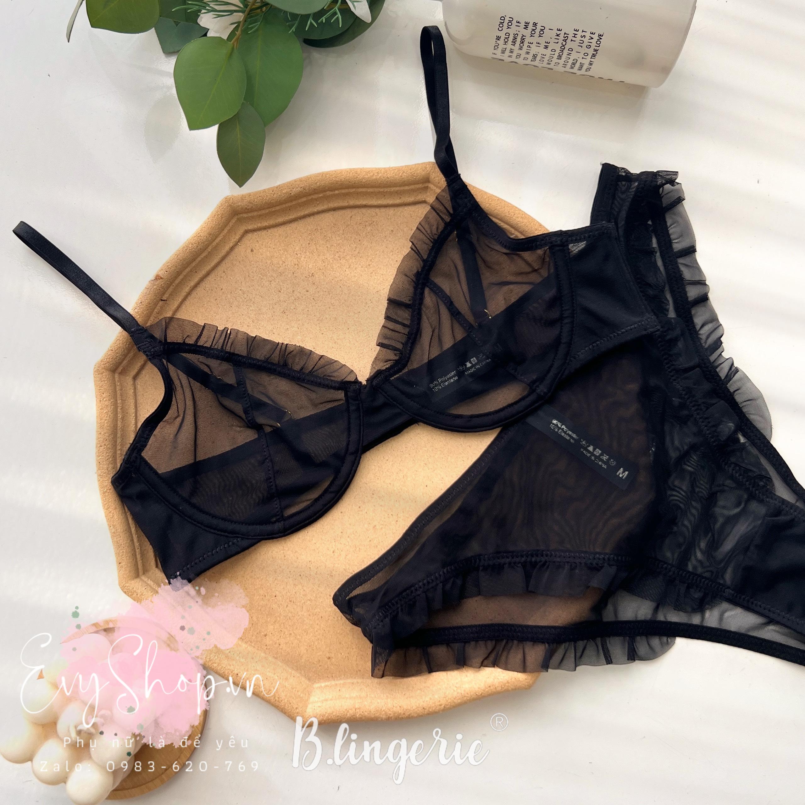 Bộ Đồ Lót Trơn Đơn Giản