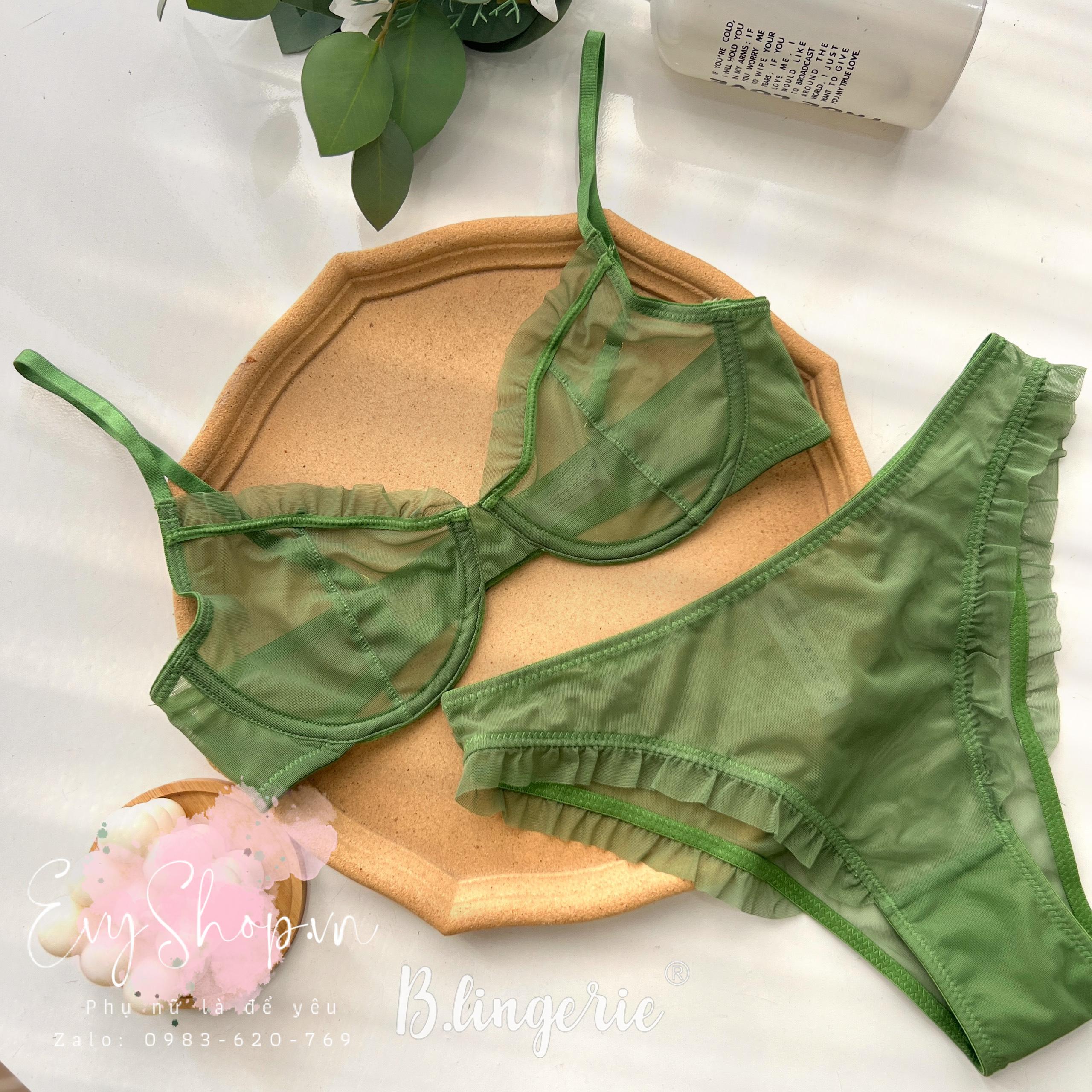 Bộ Đồ Lót Trơn Đơn Giản