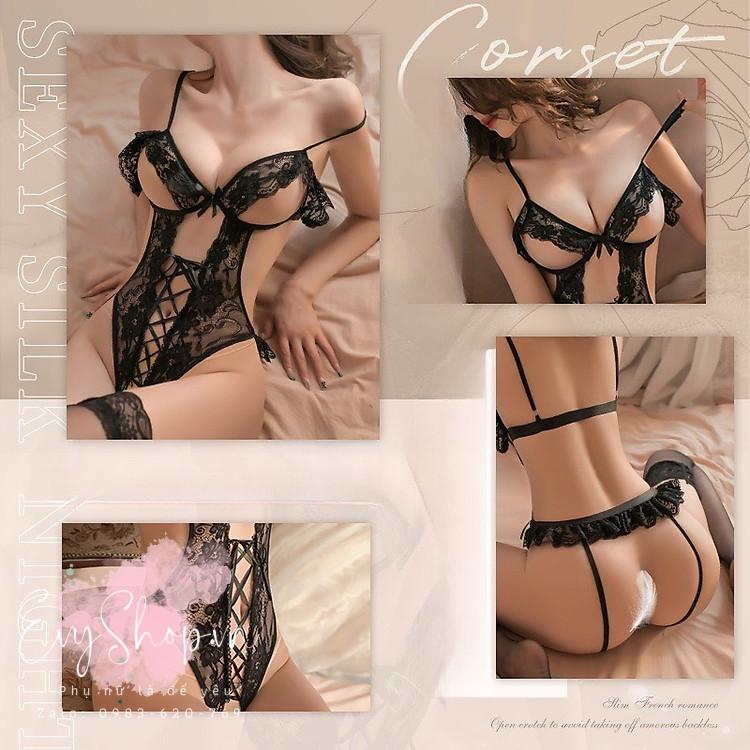 ca32cb23b9a61cecb6c6ec6efe46a82c Bộ Bodysuit Đan Dây Gợi Cảm