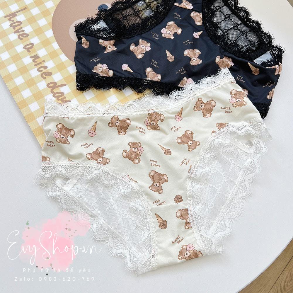 Quần Lót Nữ Ren Gấu
