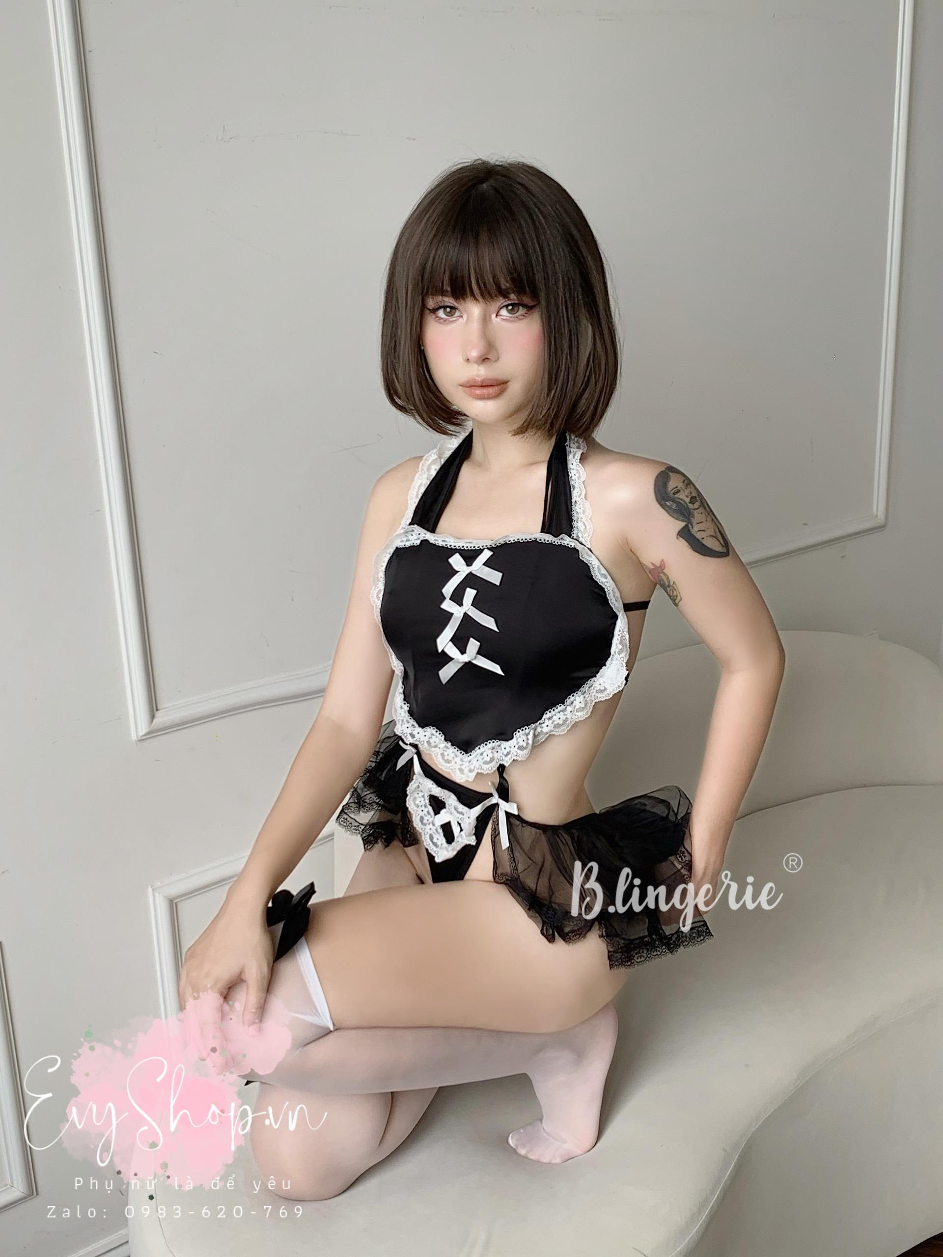 Váy Ngủ Cosplay Hầu Gái Gợi Cảm