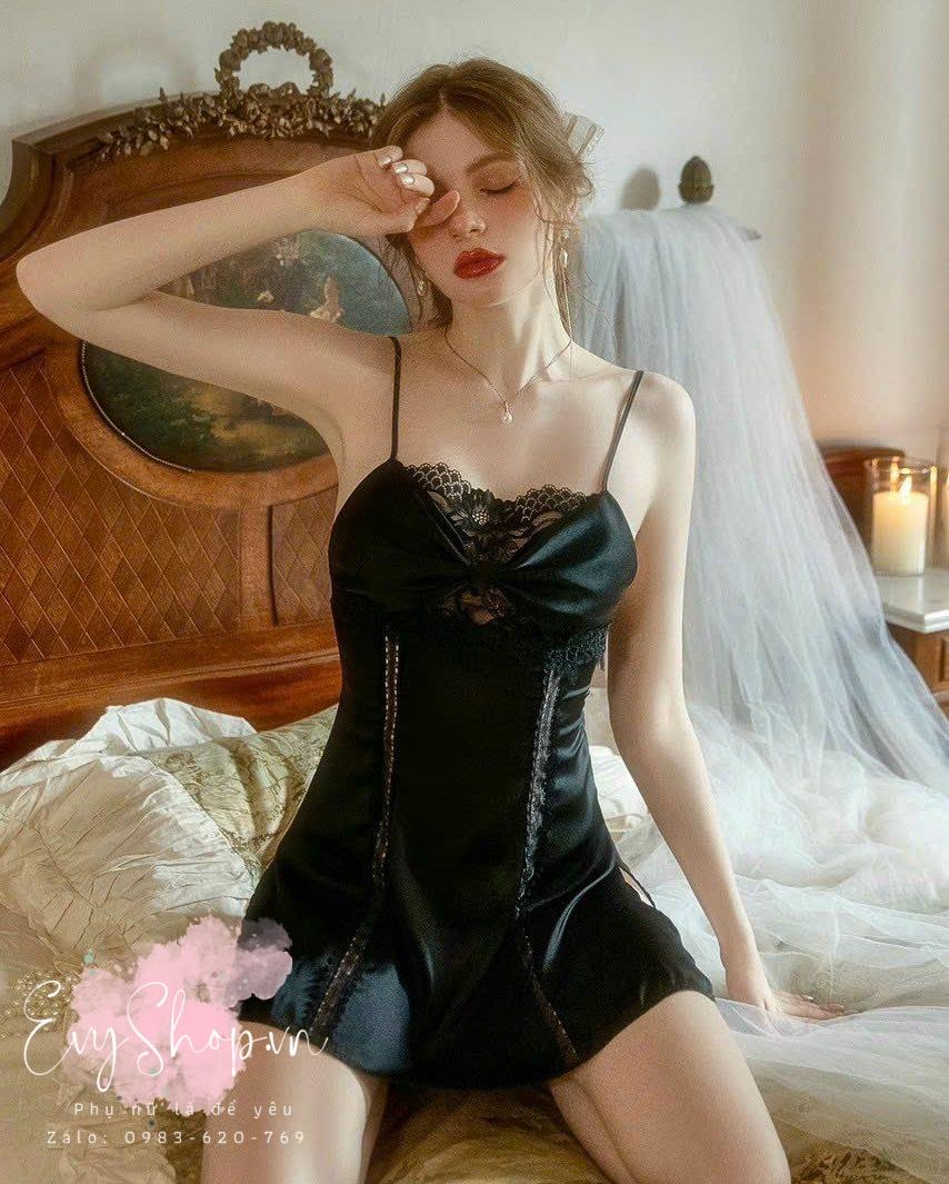 Váy Ngủ Nơ Hai Dây