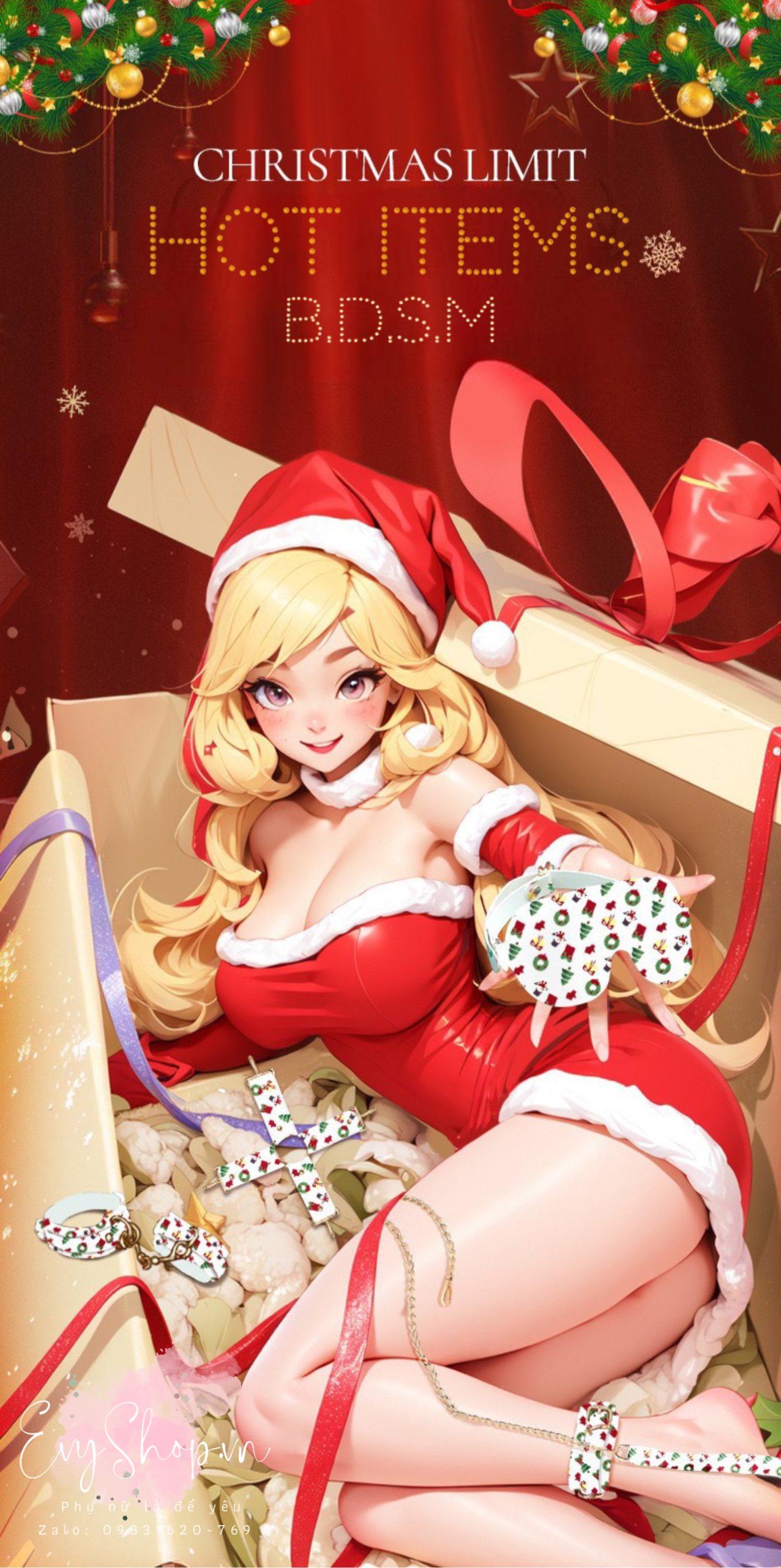 Bộ Phụ Kiện Ngủ Thiết Kế Noel