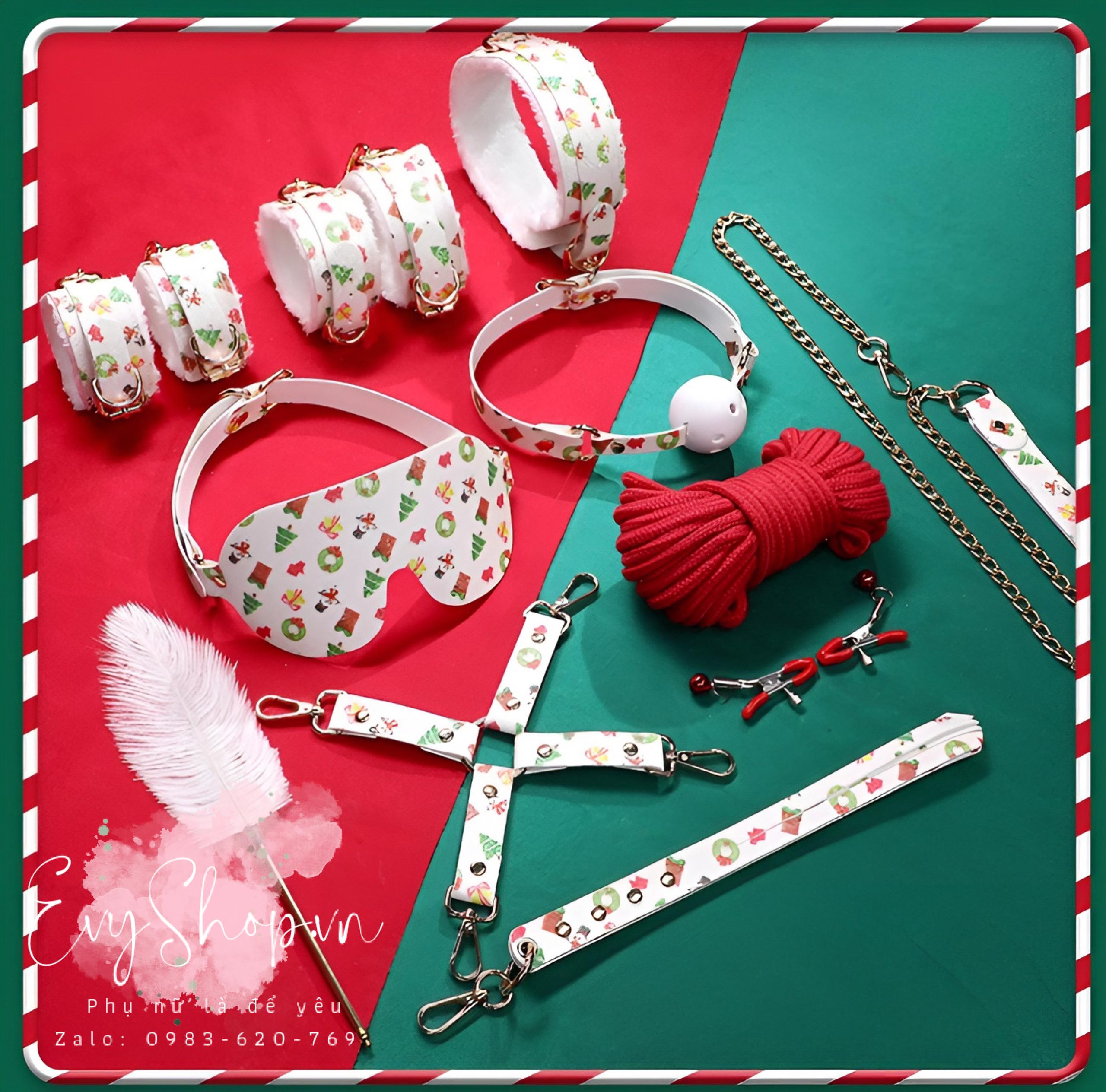 Bộ Phụ Kiện Ngủ Thiết Kế Noel