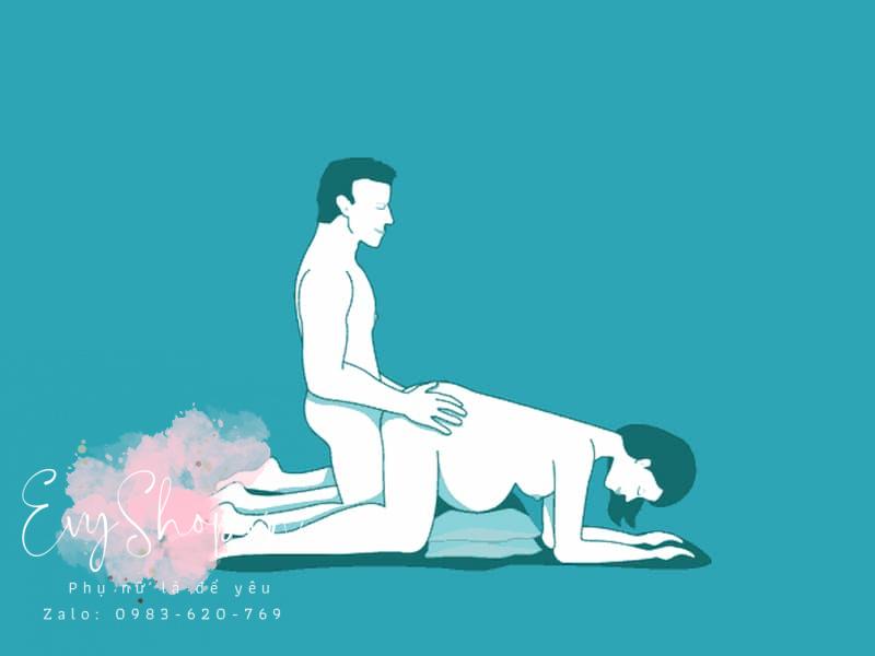 Tư thế thâm nhập từ phía sau. (Ảnh: Internet)